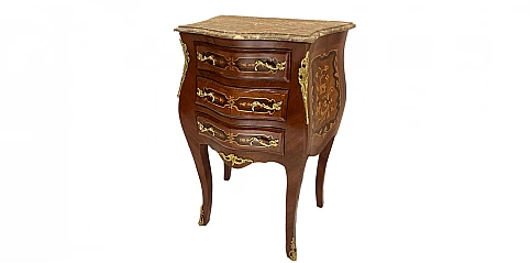 Κλασικό έπιπλο-Κομότα Λουϊ Κένζ (Louis Kenz) με μάρμαρο (1505M)