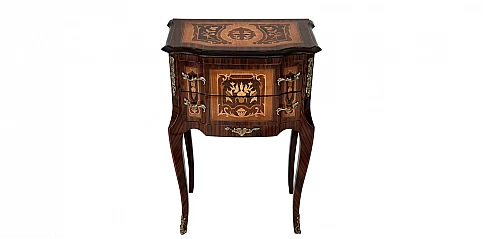 Κλασικό Κομοδίνο Λουϊ Κένζ με δύο συρτάρια (2028)