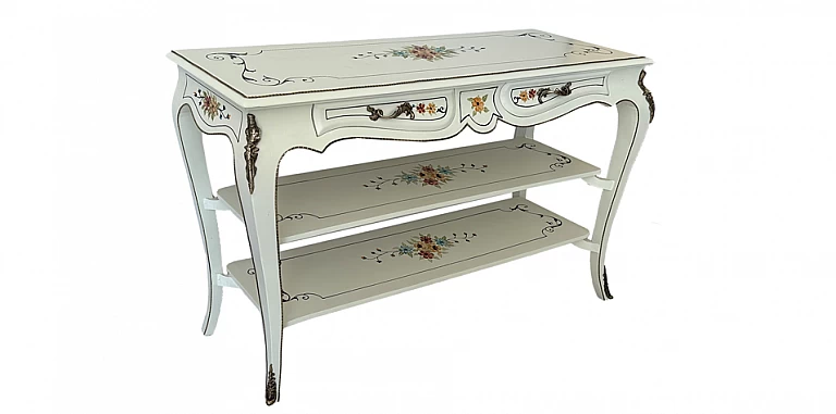 Κονσόλα / τραπέζι τηλεόρασης με ζωγραφική στο χέρι (1100)-ΚΟΝΣΟΛΕΣ Louis XV