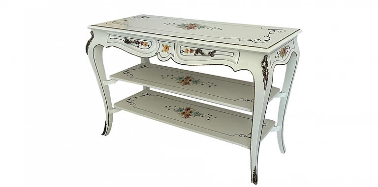 Κονσόλα / τραπέζι τηλεόρασης με ζωγραφική στο χέρι (1100)-ΚΟΝΣΟΛΕΣ Louis XV