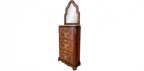 Παπουτσοθήκη-έπιπλο με καθρέφτη κλασικό (1001)