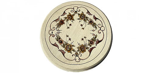 Τραπεζάκι κλασικό λάμπας πατίνα (1523)