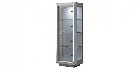 Βιτρίνα μονή μοντέρνα ELITE BIANCO (ELIB1)