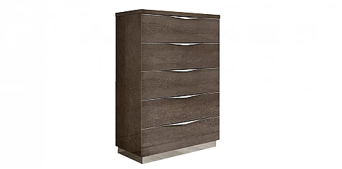 Συρταριέρα κρεβατοκάμαρας γκρι PLATINUM (PLAT5)