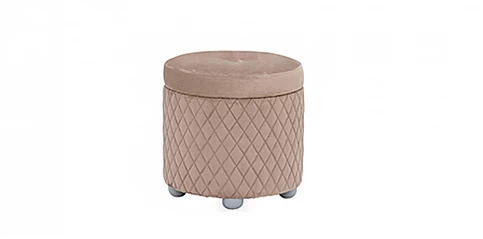 Σκαμπό-πουφ τουαλέτας υπνοδωματίου POUF (ROMBI)