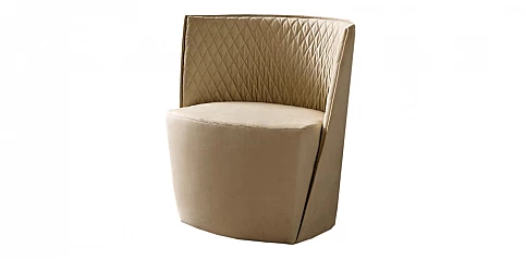 Πολυθρόνα κουρμπέ εκρού (DAY1)