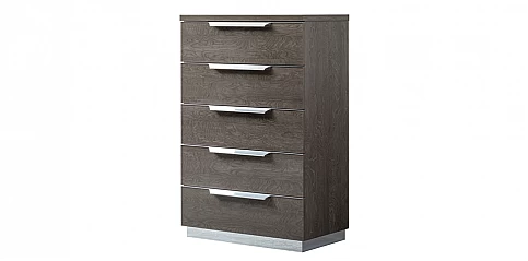 Συρταριέρα ψηλή δαπέδου μοντέρνα KROMA γκρι (KROM5)