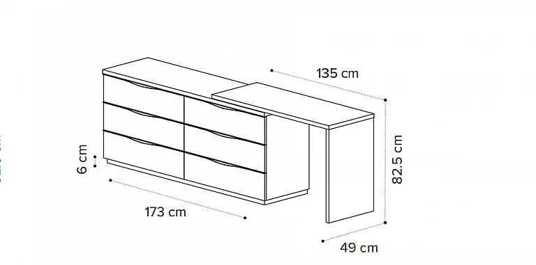 Μοντέρνα τουαλέτα υπνοδωματίου KHARMA (KARM2) ΤΟΥΑΛΕΤΑ ΚΡΕΒΑΤΟΚΑΜΑΡΑΣ