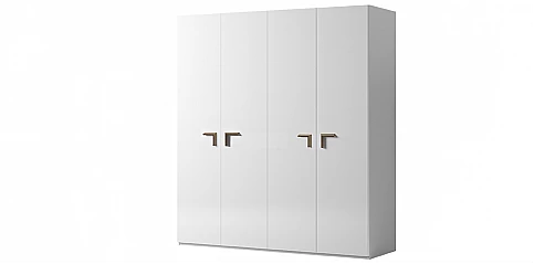 Ντουλάπα ρούχων μοντέρνου στυλ λευκή (SMART4)