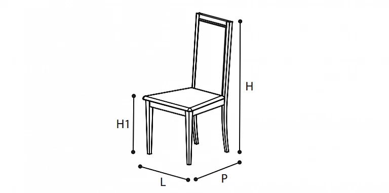 Καρέκλα τραπεζαρίας με ύφασμα γκρι (LIGS) ΚΑΡΕΚΛΕΣ ΤΡΑΠΕΖΑΡΙΑΣ