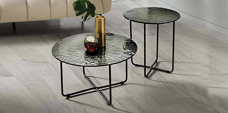 Τραπεζάκι σαλονιού μοντέρνο JON (FUME) ΤΡΑΠΕΖΑΚΙΑ ΣΑΛΟΝΙΟΥ