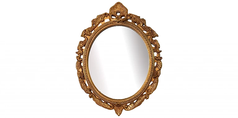 Καθρέφτης οβάλ σκαλιστός (8730)