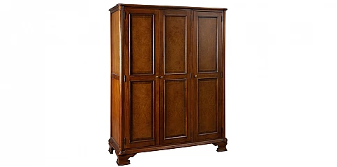 Ντουλάπα τρίφυλλη από μασίφ ξύλο LOUVRE (SB07)