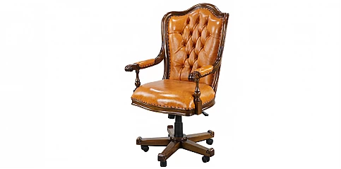 Πολυθρόνα γραφείου τύπου Chesterfield (KAM8)