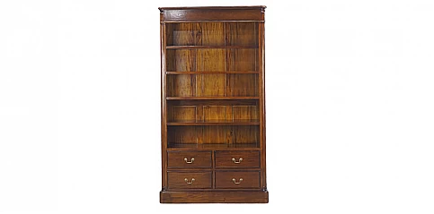 Βιβλιοθήκη μασίφ με 4 συρτάρια VILLAGE (M017)