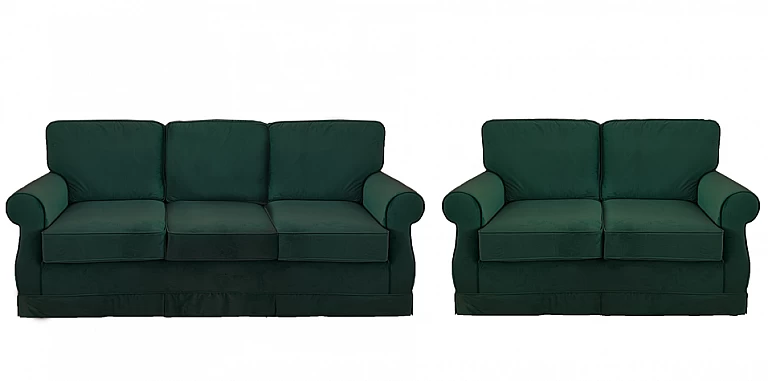 Σετ σαλόνι χειροποίητο σε βελούδο (33433-33432)-ΣΑΛΟΝΙΑ ΥΦΑΣΜΑΤΙΝΑ