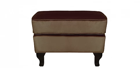 Σκαμπό υποπόδιο χαμηλό σε γυαλιστερό βελούδο (J714)