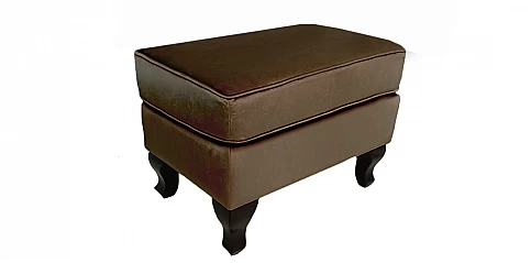 Σκαμπό υποπόδιο χαμηλό σε γυαλιστερό βελούδο (J714)