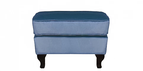 Σκαμπό υποπόδιο χαμηλό σε γυαλιστερό βελούδο (J718)