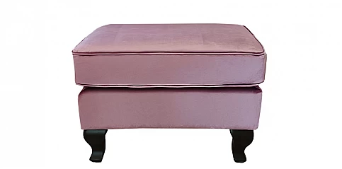 Σκαμπό υποπόδιο χαμηλό σε γυαλιστερό βελούδο (J720)