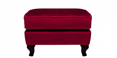 Σκαμπό υποπόδιο χαμηλό σε γυαλιστερό βελούδο (J731)