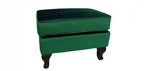 Σκαμπό υποπόδιο χαμηλό σε γυαλιστερό βελούδο (J734)