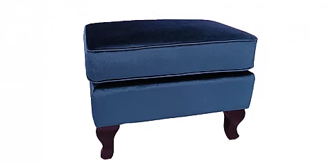 Σκαμπό υποπόδιο χαμηλό σε γυαλιστερό βελούδο (MJ36I)