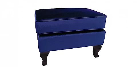 Σκαμπό υποπόδιο χαμηλό σε γυαλιστερό βελούδο (J737)