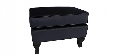 Σκαμπό υποπόδιο χαμηλό σε γυαλιστερό βελούδο (J738)