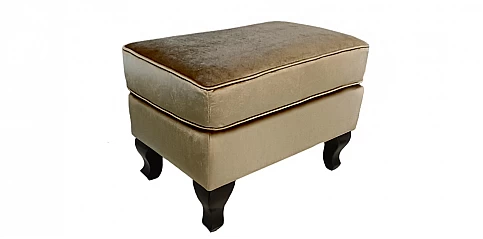 Σκαμπό υποπόδιο χαμηλό σε γυαλιστερό βελούδο (MJ78)