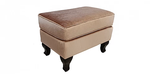 Σκαμπό υποπόδιο χαμηλό σε γυαλιστερό βελούδο (MJ71)