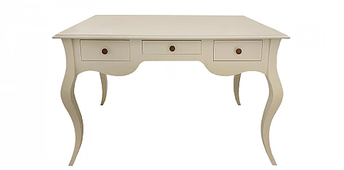 Γραφείο κλασικό εκρού ξύλινο (0352E) 