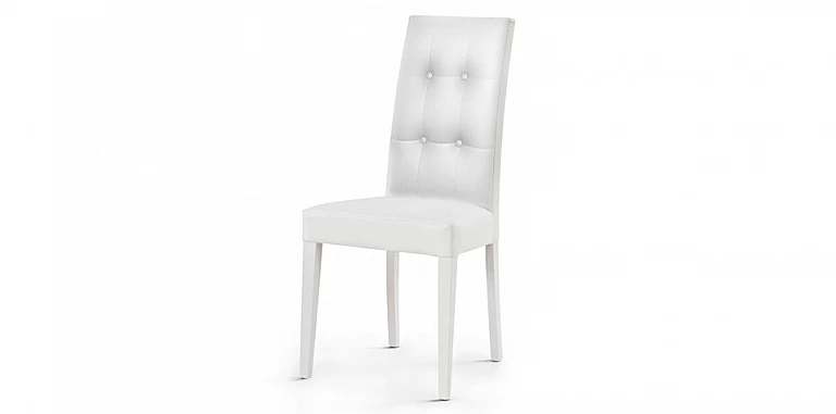 Καρέκλα τραπεζαρίας λευκή καπιτονέ (678I) ΚΑΡΕΚΛΕΣ ΤΡΑΠΕΖΑΡΙΑΣ