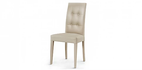 Καρέκλα τραπεζαρίας μπεζ καπιτονέ (901I)