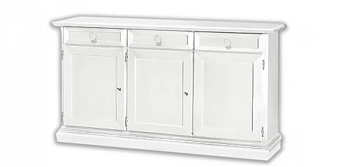 Μπουφές κλασικός λευκός (1382)