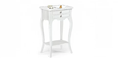 Τηλεφωνιέρα σε λευκή λάκα (1542)