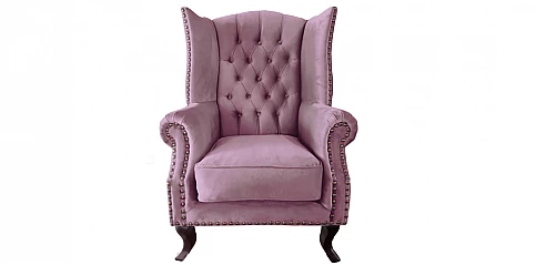 Μπερζέρα πολυθρόνα σε ματ βελούδο (LM18)