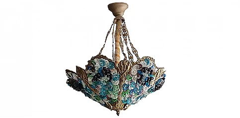 Φωτιστικό "Σταφύλι" μεγάλο μπλε (0107)