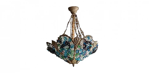 Φωτιστικό  "Σταφύλι" μικρό Μπλε (0113)